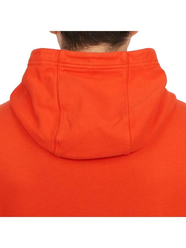 Garment Dyed Hoodie Lobster Red - STONE ISLAND - BALAAN 9