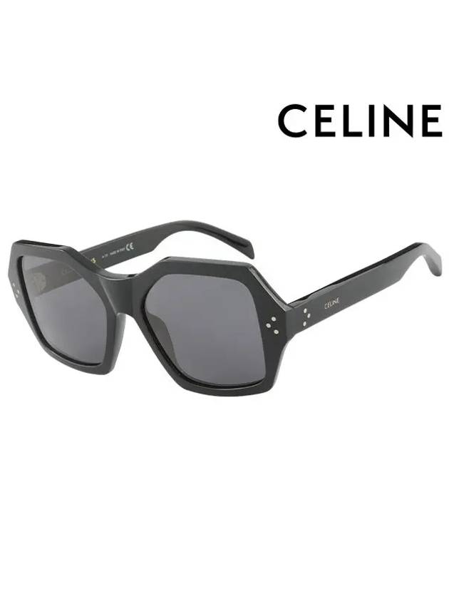 Sunglasses CL40104I 01A Square Acetate Men Women - CELINE - BALAAN 1