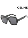 Eyewear Logo Square Acetate Sunglasses Black - CELINE - BALAAN 3