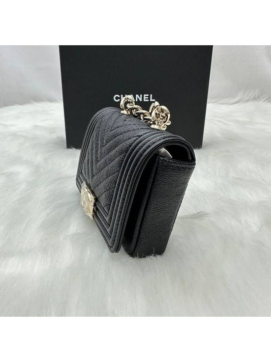 Mini bag boy belt bag women's hip bag micro bag caviar black - CHANEL - BALAAN 2