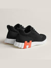 Bouncing Sneakers Mesh Suede Goatskin Noir - HERMES - BALAAN 5