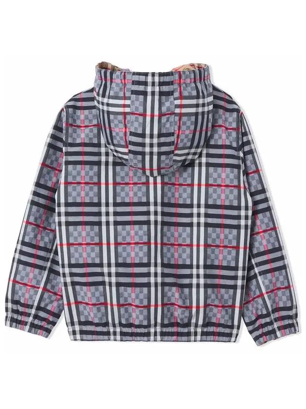 Women's Check Reversible Hooded Jacket - BURBERRY - BALAAN 5