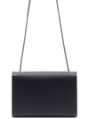 Kate Small Chain Bag In Grain de Poudre Leather Black - SAINT LAURENT - BALAAN 5