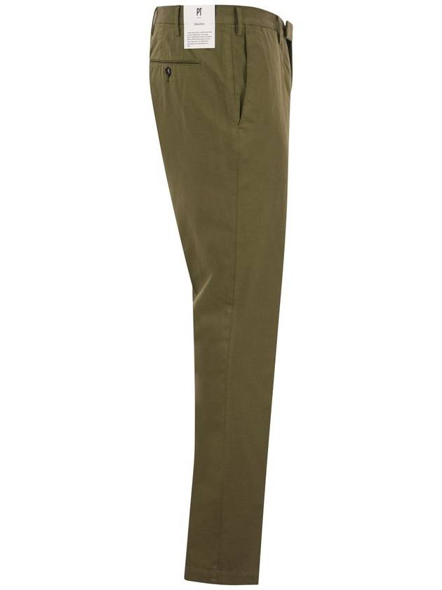 Skinny trousers in cotton and silk - PT TORINO - BALAAN 3