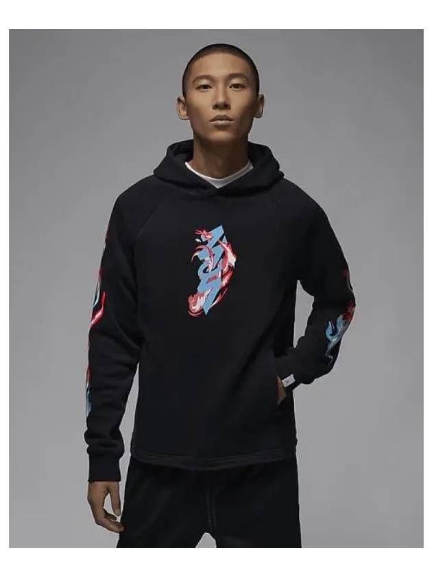 Zion Men s Graphic Fleece Pullover Hoodie Black FN5343 010 699524 - NIKE - BALAAN 1