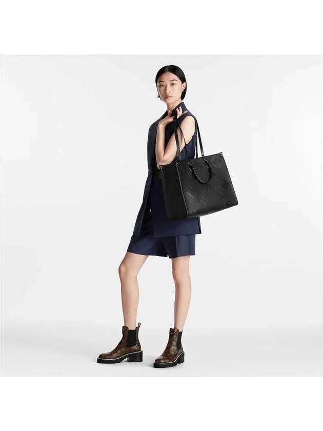 OnTheGo Monogram Empreinte Leather Tote Bag Black - LOUIS VUITTON - BALAAN 8