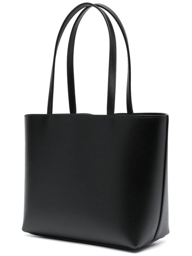 Logo Embossing Small Tote Bag Black - DOLCE&GABBANA - BALAAN 4