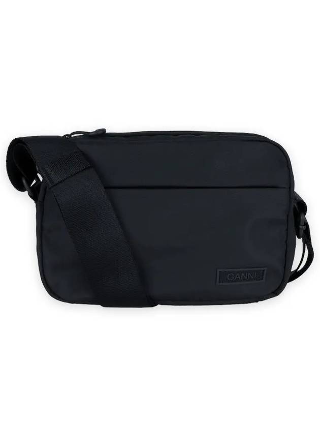 Tech Festival Polyester Cross Bag Black - GANNI - BALAAN 3