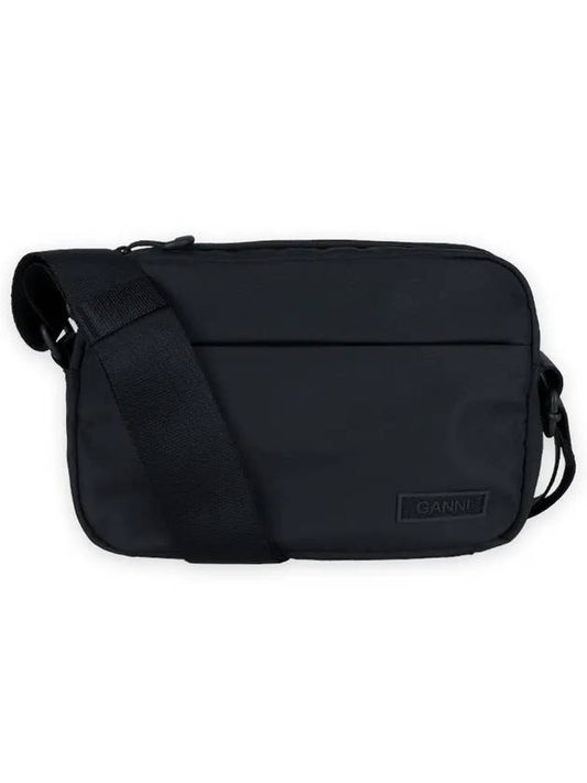 Tech Festival Polyester Cross Bag Black - GANNI - BALAAN 2