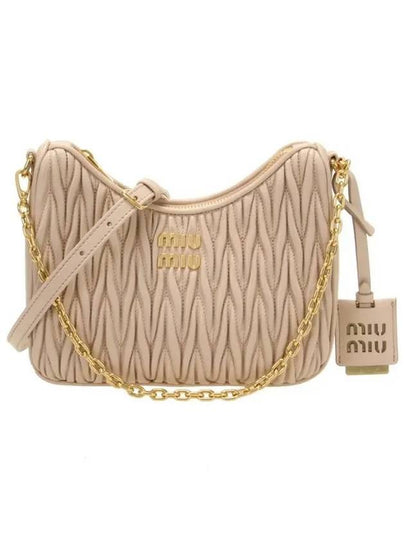 Matelassé Chain Shoulder Bag Power Pink - MIU MIU - BALAAN 2