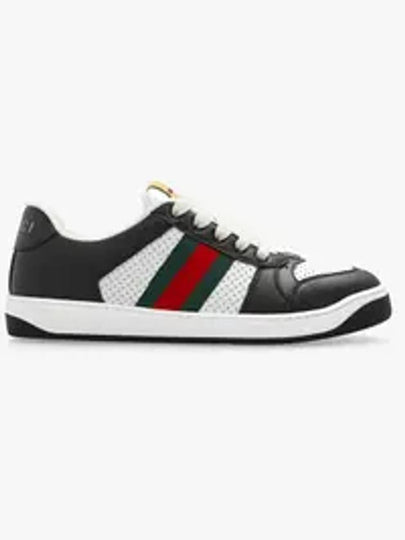 Women's Screener Low Top Sneakers Black - GUCCI - BALAAN 2