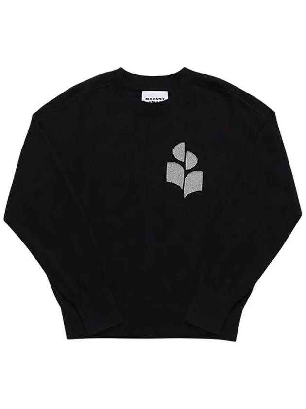 Marisans Crew Neck Wool Knit Top Black - ISABEL MARANT - BALAAN 5