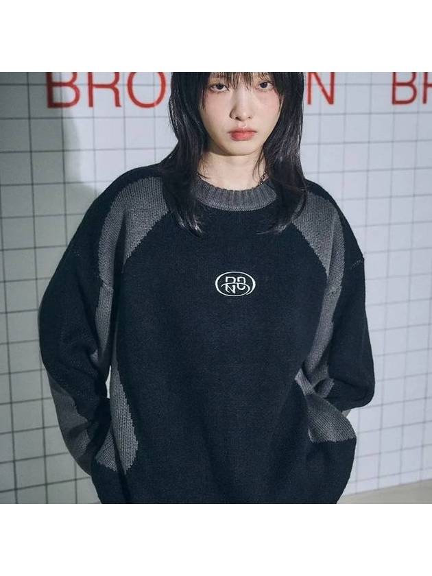 CP Emblem Embroidery Pullover Sweatshirt Black - CPGN STUDIO - BALAAN 1