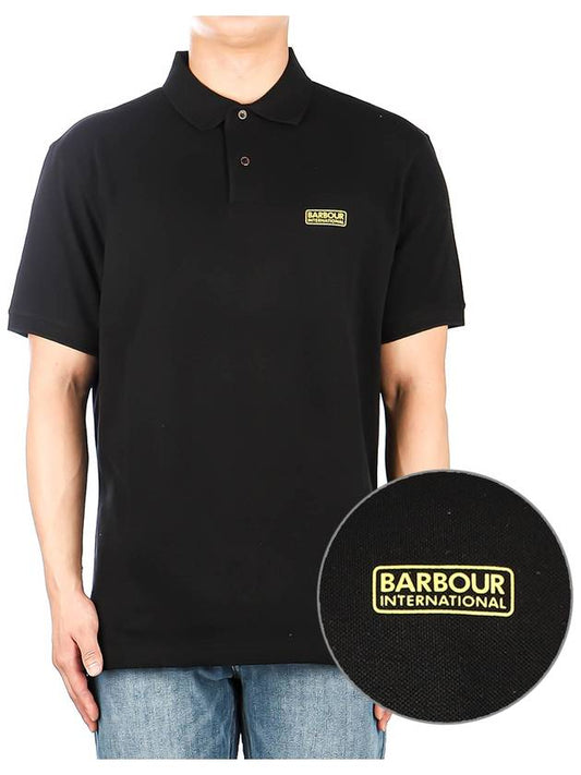 Men's International Essential Polo Shirt Black - BARBOUR - BALAAN 2