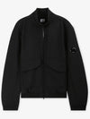 Shell-R Bomber Jacket Black - CP COMPANY - BALAAN 3