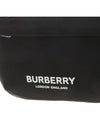 Logo Print Nylon Sonny Bum Belt Bag Black - BURBERRY - BALAAN 7