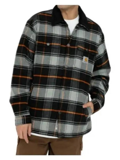 Baris Plaid Flannel Jacket Grey - CARHARTT WIP - BALAAN 2