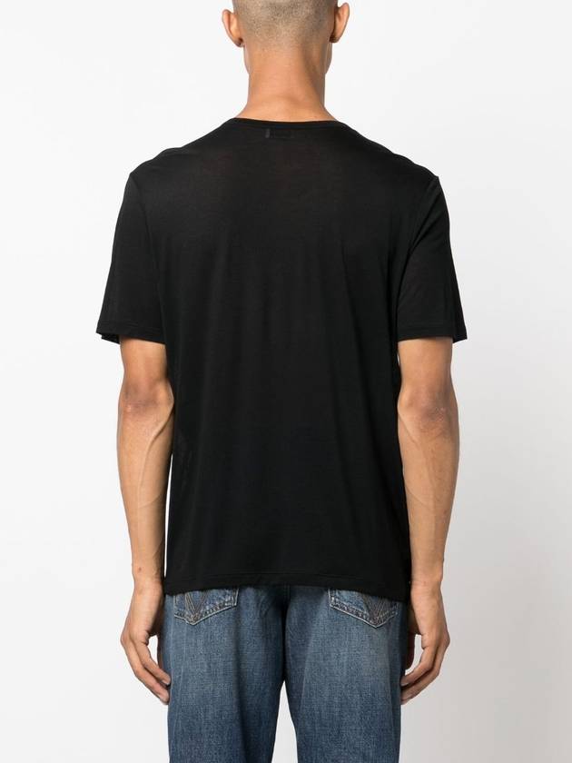 SAINT LAURENT T-SHIRT COL ROUND (VOLUME CLASS) - SAINT LAURENT - BALAAN 4