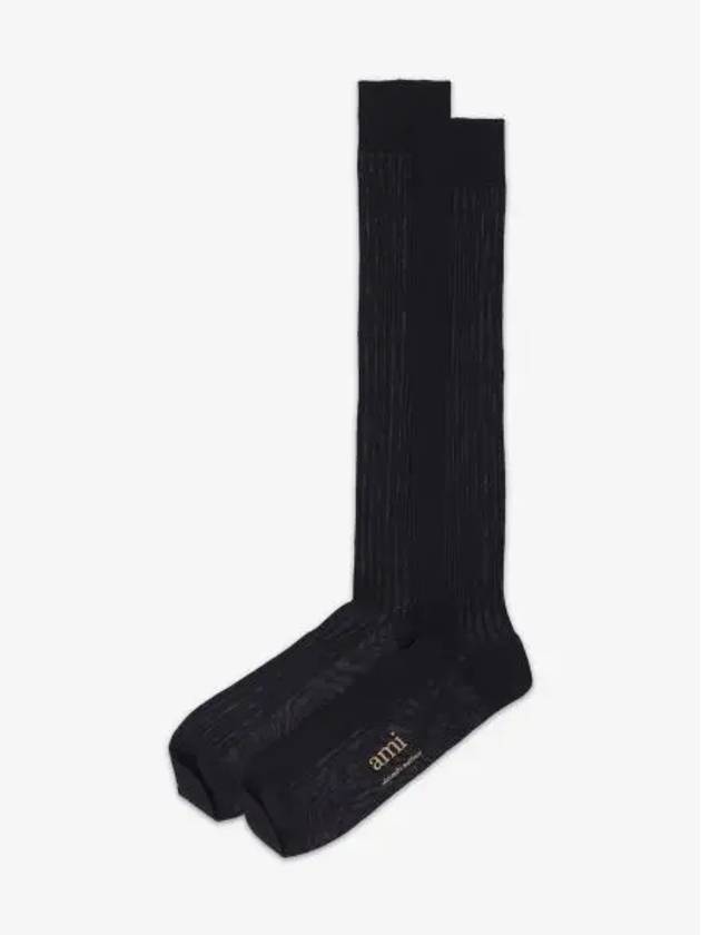 De Coeur Thin Socks Black - AMI - BALAAN 2