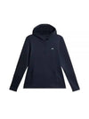 Women's Aerial Quarter Zip Hoodie Navy - J.LINDEBERG - BALAAN 2