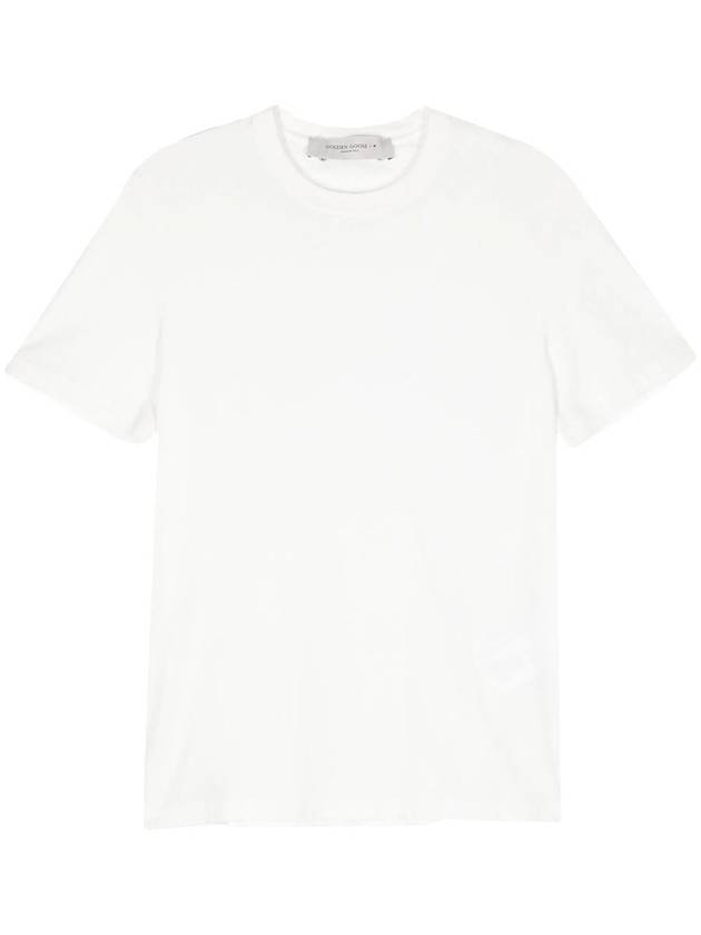 Golden Collection Distress Treatment Short Sleeve T-Shirt White - GOLDEN GOOSE - BALAAN 2