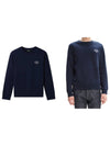 Rider Chest Small Logo Sweatshirt Navy - A.P.C. - BALAAN 7