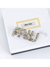 Crystal Hair Clip Steel 5JF082 2DNC F0OKL Gift Packaging x - MIU MIU - BALAAN 4