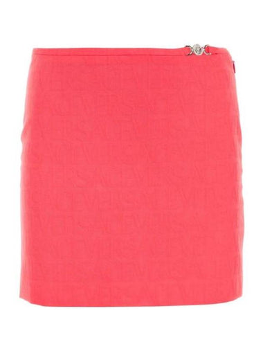 short skirt 10113951A08198 1PO20 pink - VERSACE - BALAAN 1