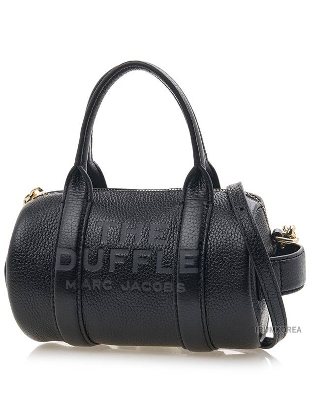 Logo Print Small Leather Tote Bag Black - MARC JACOBS - BALAAN 3