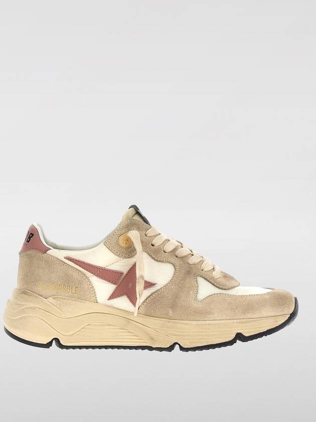 Running Sole Suede Low Top Sneakers Cream - GOLDEN GOOSE - BALAAN 2