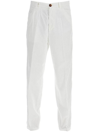 corduroy leisure fit pants - BRUNELLO CUCINELLI - BALAAN 1