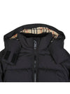 Kids Belted Long Hooded Quilted Padding Black - BURBERRY - BALAAN 6