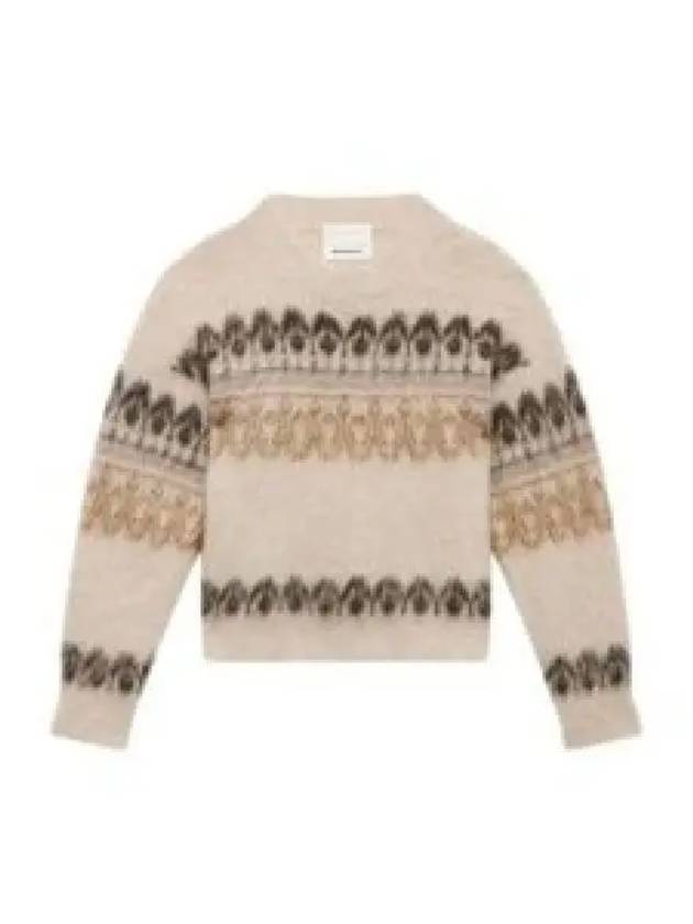 Dullyh Decorative Mohair Sweater Khaki - ISABEL MARANT - BALAAN 2