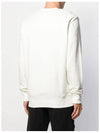 Men's Embroidered Logo Sweatshirt White - CP COMPANY - BALAAN 4