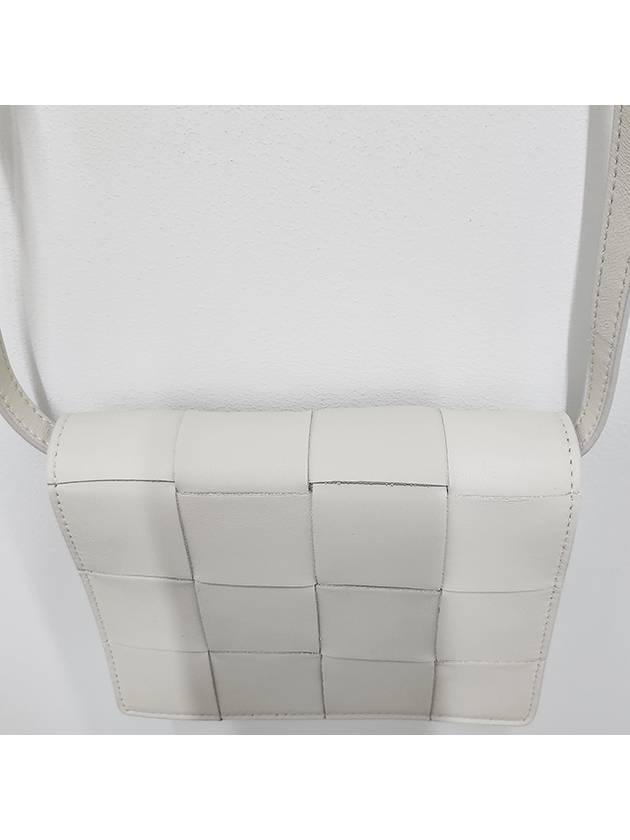 Intrecciato Small Cassette Cross Bag Plaster - BOTTEGA VENETA - BALAAN 7