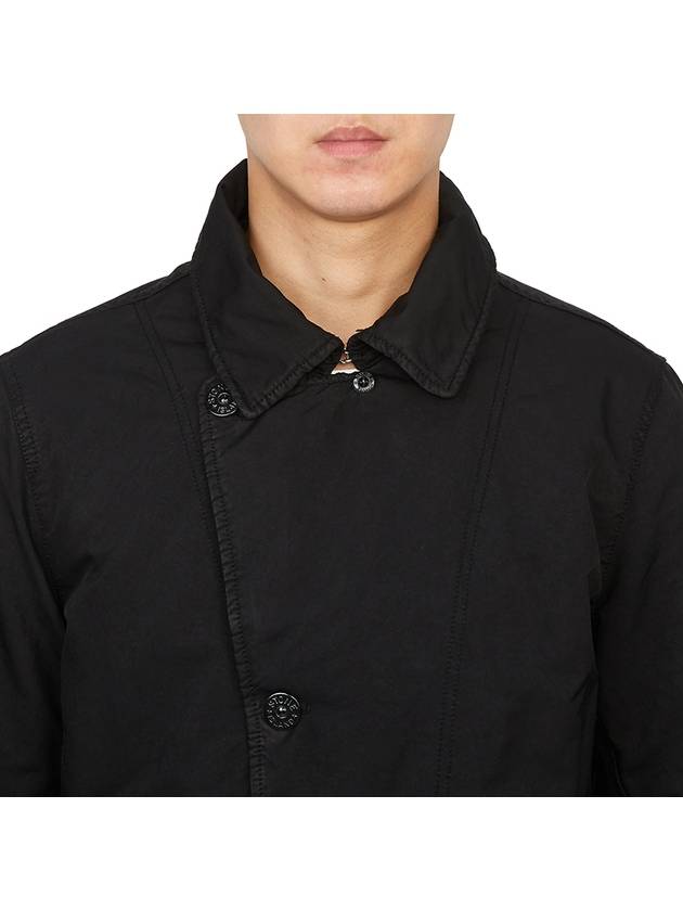 David TC Padding Jacket Black - STONE ISLAND - BALAAN 8