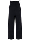 100% Cashmere Wide Banding Waist Wide Leg Pants 3 Colors C3KSL61 - CALLAITE - BALAAN 7