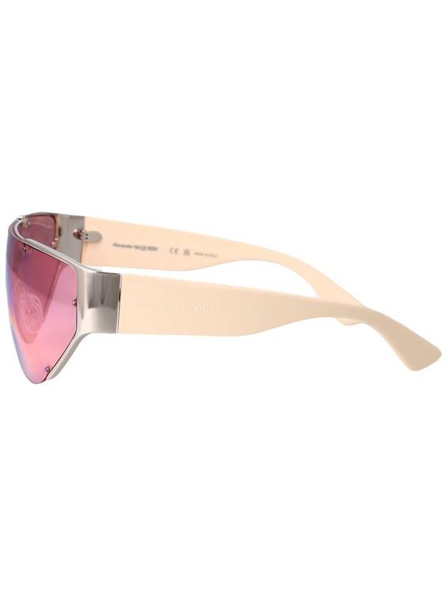 Eyewear Shield Frame Sunglasses AM0447S 004 - ALEXANDER MCQUEEN - BALAAN 4