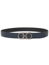 Ferragamo Gancini Men's Double-sided Belt 67 9710 051 0746507 Free Cutting - SALVATORE FERRAGAMO - BALAAN 3