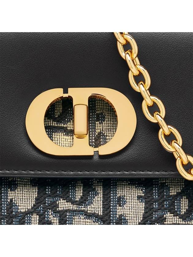 30 Montaigne Avenue East-West Double Carry Mini Shoulder Bag Blue - DIOR - BALAAN 7