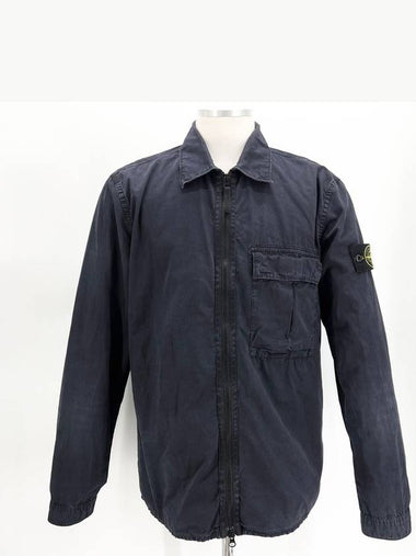 Garment dyed overshirt - STONE ISLAND - BALAAN 1