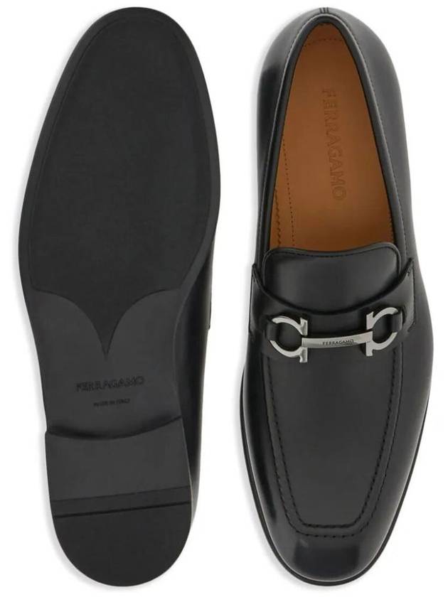 Men's Penny Calfskin Loafers Black - SALVATORE FERRAGAMO - BALAAN 4