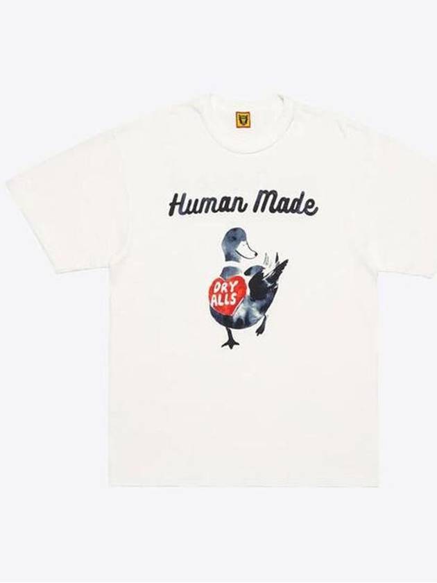 Graphic Short Sleeve T Shirt 3 White HM27TE023 - HUMAN MADE - BALAAN 1