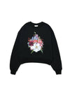 Brushed Options Soleil Blossom Bouquet Sweat Shirts BLACK - LE SOLEIL MATINEE - BALAAN 2