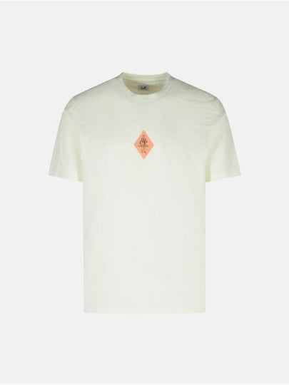 Jersey British Sailor Logo Short Sleeve T-Shirt White - CP COMPANY - BALAAN 2