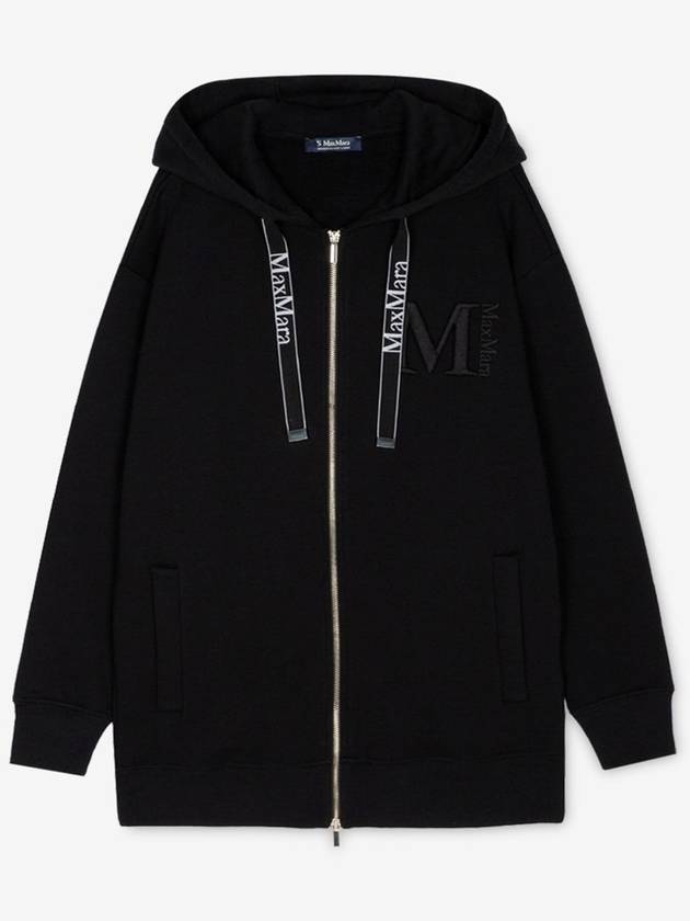 Women s Northtalk Black Hooded Zip Up 99260133600 005 - MAX MARA - BALAAN 1