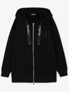 Women s Northtalk Black Hooded Zip Up 99260133600 005 - MAX MARA - BALAAN 2