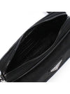 Re-Nylon Saffiano Leather Shoulder Bag Black - PRADA - BALAAN 4