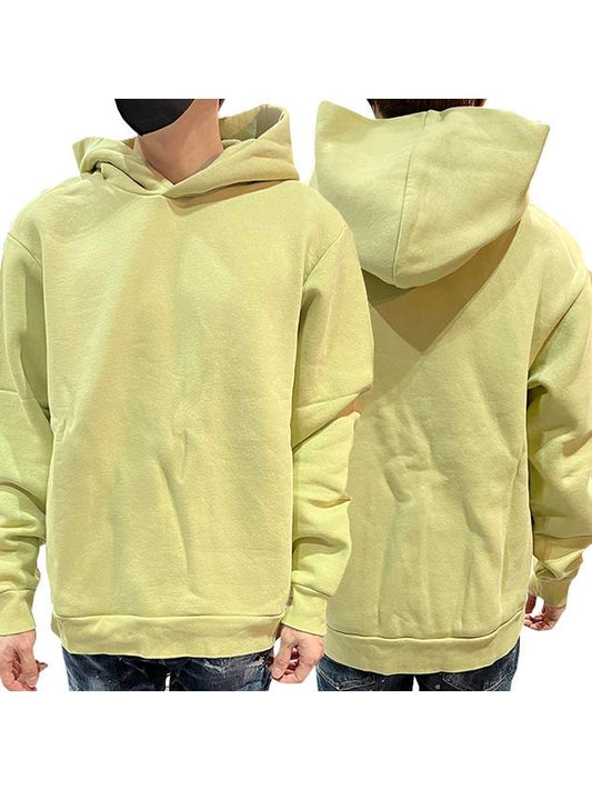 Label Hoodie Pale Green - ACNE STUDIOS - BALAAN 2