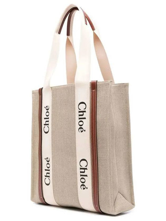 Woody Tote Bag Beige - CHLOE - BALAAN 2